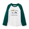 Disney Mickey Mouse Raglan Baseball Tee Enchanted Forest