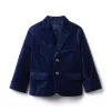 The Velvet Party Blazer Dark Marine