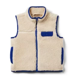 The Cozy Sherpa Vest Natural