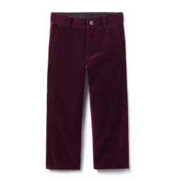 The Velvet Party Pant Burgundy