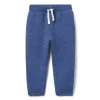 The Quilted Jogger Dark Blue Heather