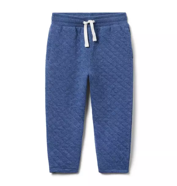 The Quilted Jogger Dark Blue Heather 1 The Quilted Jogger Dark Blue Heather