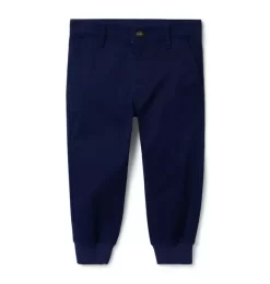 The Button Twill Jogger Merchant Marine