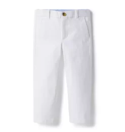Stretch Twill Pant White