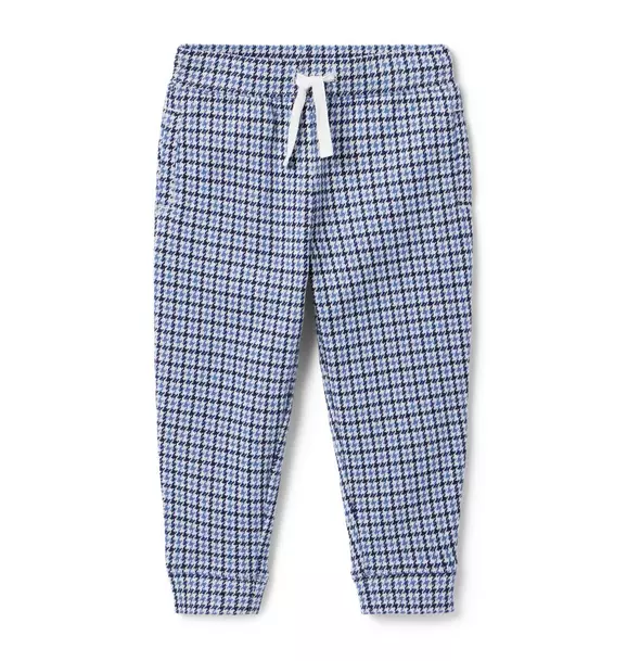 Houndstooth Jogger Nantucket Blue Houndstooth 1 Houndstooth Jogger Nantucket Blue Houndstooth