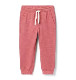 Slub French Terry Jogger Mauvewood