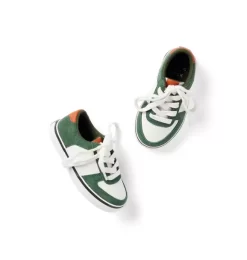 Suede Colorblock Sneaker Black Forest