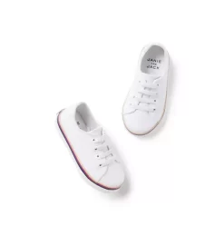 Sunset Stripe Sneaker White