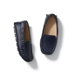 Leather Driving Shoe Connor Navy