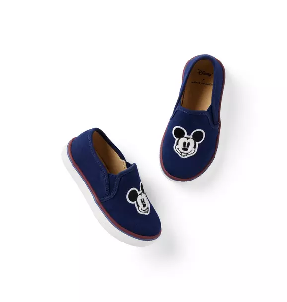 Disney Mickey Mouse Slip-On Sneaker Navy 1 Disney Mickey Mouse Slip-On Sneaker Navy