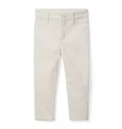 The Skinny Corduroy Pant White
