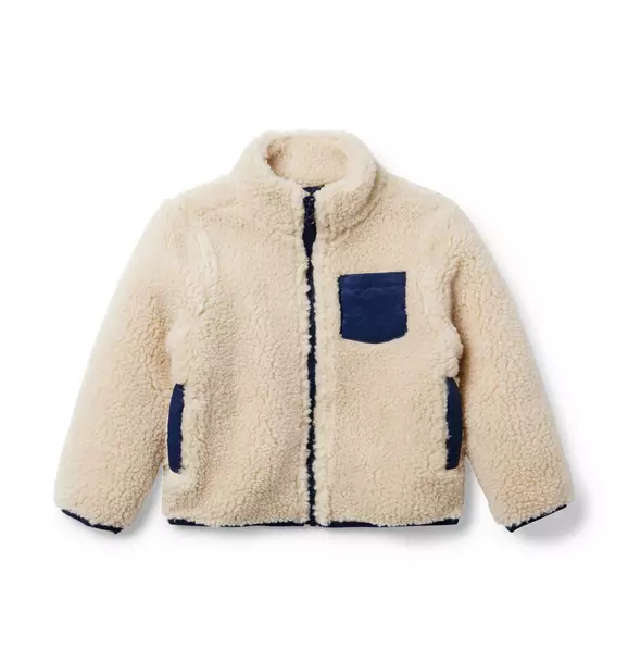 The Cozy Sherpa Jacket Natural 1 The Cozy Sherpa Jacket Natural