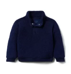 Sherpa Half Snap Pullover Merchant Marine