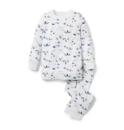 Good Night Pajamas In Ski Wonders White Ski Wonders