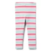 Striped Ribbed Legging Peony Stripe
