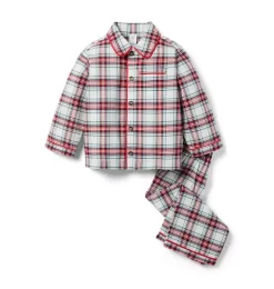 Good Night Classic Pajamas In Plaid Bradbury Red Plaid