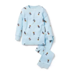 Good Night Pajamas In Mickey Mouse Sky Blue Mickey Mouse
