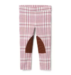 The Plaid Riding Pant Peachskin Plaid