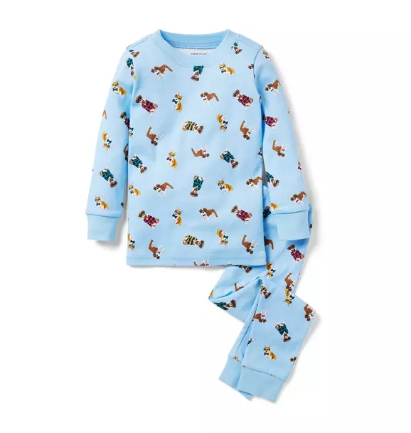 Good Night Pajamas In Dapper Dog Blue Bell Dapper Dog 1 Good Night Pajamas In Dapper Dog Blue Bell Dapper Dog
