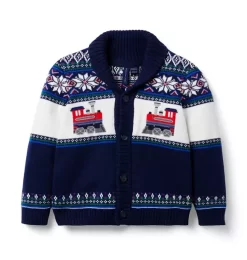 The Holiday Train Cardigan Merchant Marine