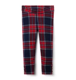 The Tartan Button Cuff Pant Bradbury Red Tartan