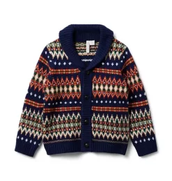 The Library Cardigan Merchant Marine Fair Isle