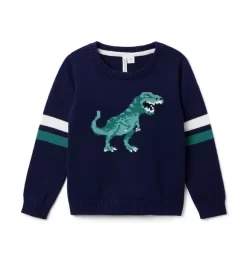 The Dinosaur Striped Sweater Merchant Marine