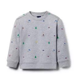 Ski Icon Sweatshirt Classic Grey Heather Ski