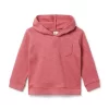 Slub French Terry Hooded Sweatshirt Mauvewood