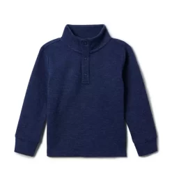 The Herringbone Pullover Connor Navy