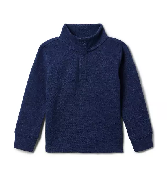 The Herringbone Pullover Connor Navy 1 The Herringbone Pullover Connor Navy