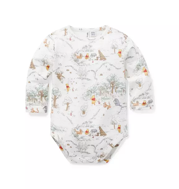Disney Winnie The Pooh Baby Toile Bodysuit Jet Ivory Toile 1 Disney Winnie The Pooh Baby Toile Bodysuit Jet Ivory Toile