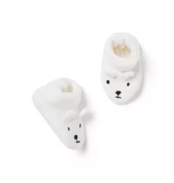 Baby Bear Bootie Jet Ivory