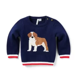 The Bulldog Baby Sweater Merchant Marine