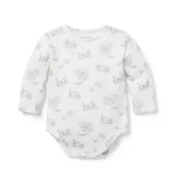 Baby Woodland Bodysuit Jet Ivory Woodland