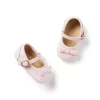 Baby Patent Bow Ballet Flat Peachskin