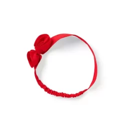 Baby Rosette Soft Headband Bradbury Red