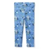 Floral Ponte Pant Skyline Blue Floral