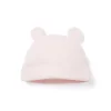 Baby Ribbed Bear Ear Beanie Pearl