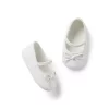Baby Bow Flat Jet Ivory