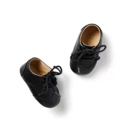 Baby Wingtip Shoe JJ Black