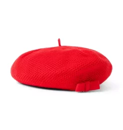 Baby Sweater Beret True Red