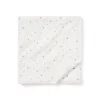 Baby Rosebud Blanket Jet Ivory Rosebud