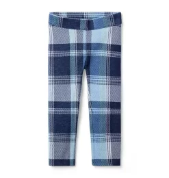 Plaid Jacquard Pant Skyline Blue Plaid