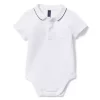 Polo Bodysuit White