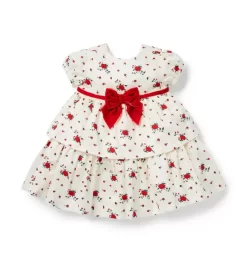 The Rose Party Baby Dress Cream And Sugar Rose