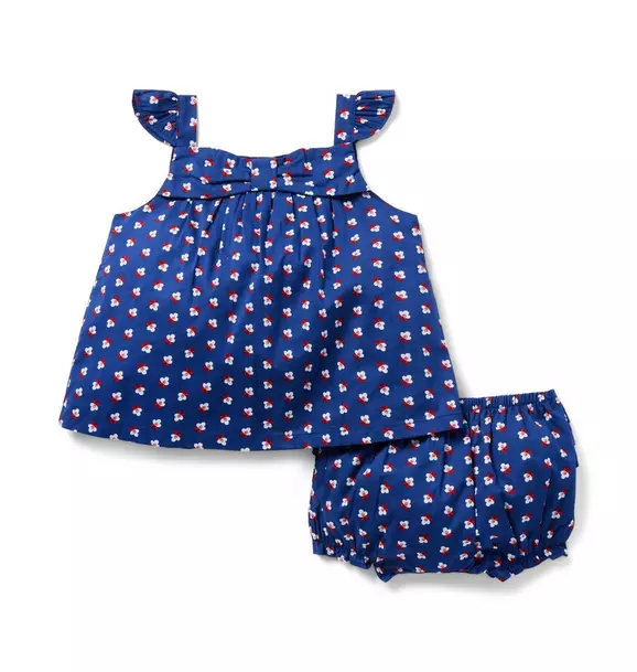 Baby Geo Floral Matching Set Peacoat Geo Floral 1 Baby Geo Floral Matching Set Peacoat Geo Floral