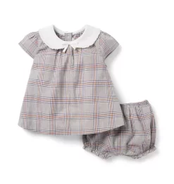 The Plaid City Baby Set Rain Drum Plaid