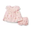 The Park Picnic Baby Set Peachskin Dog Print