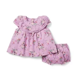 The Park Picnic Baby Set Lavender Herb Floral